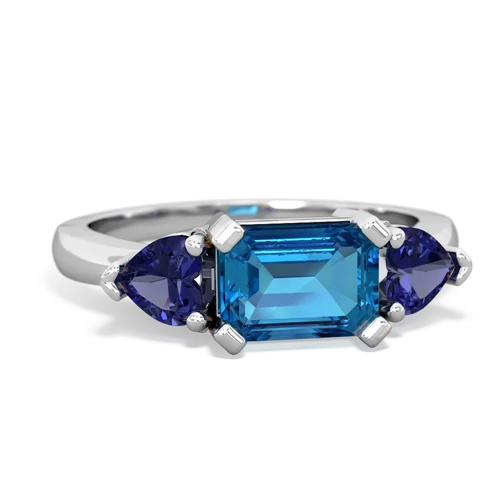 london topaz-lab sapphire timeless ring