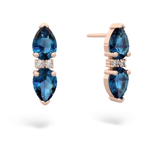 london topaz-london topaz bowtie earrings