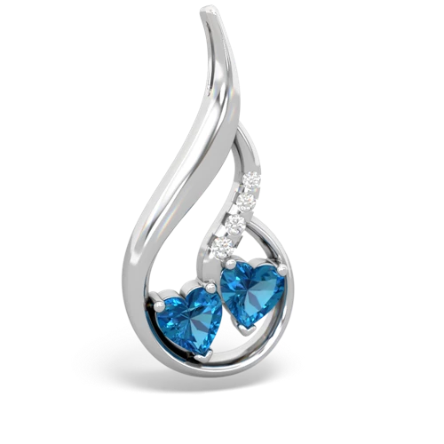 london topaz-london topaz keepsake swirl pendant