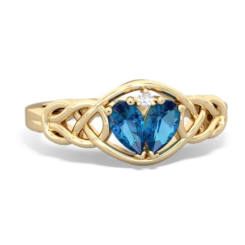 london topaz-london topaz celtic knot ring