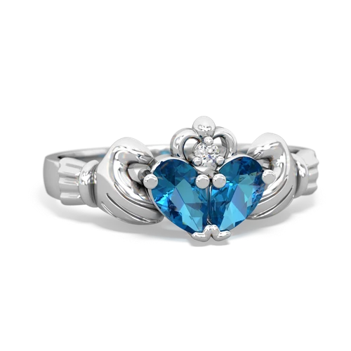 london topaz-london topaz claddagh ring