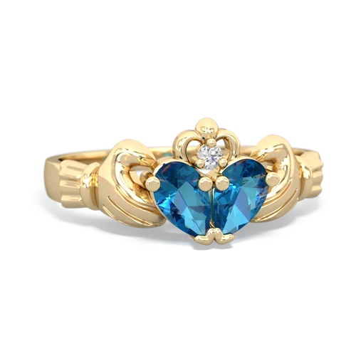 london topaz-london topaz claddagh ring