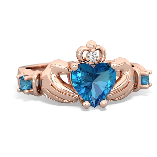 opal-emerald claddagh ring