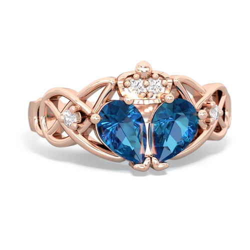 london topaz-london topaz claddagh ring