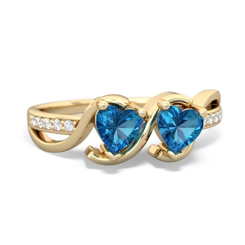 london topaz-london topaz double heart ring