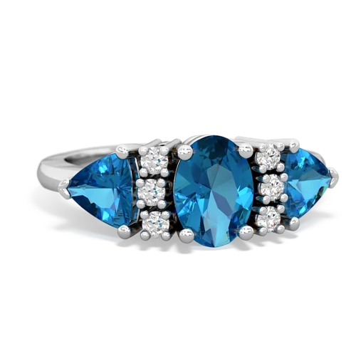 opal-blue topaz timeless ring