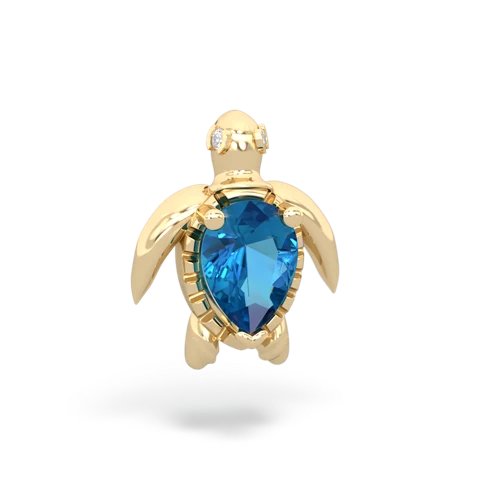 london topaz animals pendant