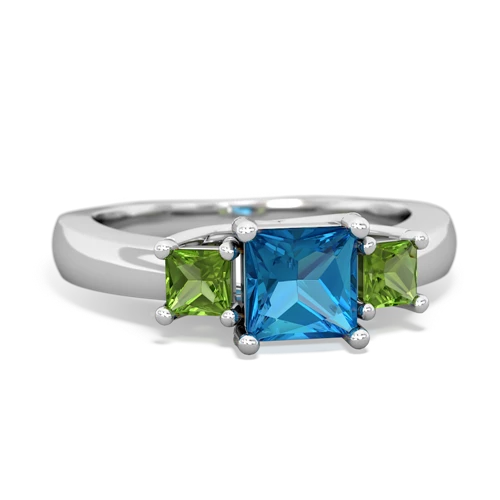 london topaz-peridot timeless ring