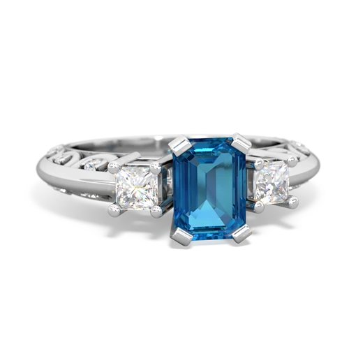 london topaz engagement ring