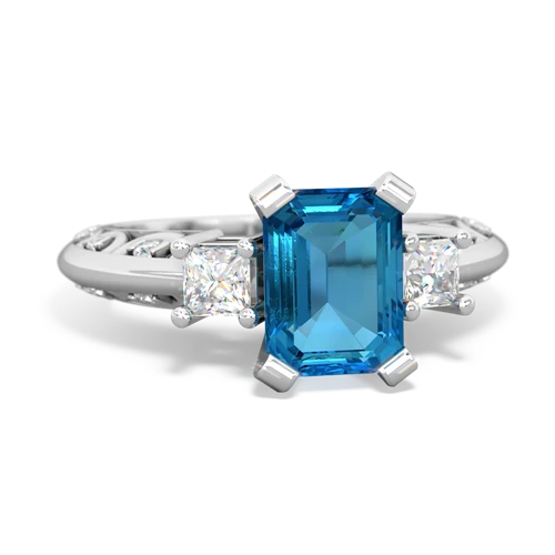 london topaz engagement ring