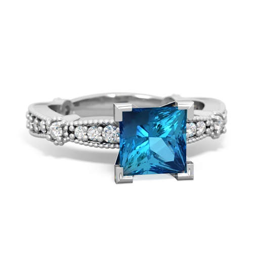 london topaz engagement ring