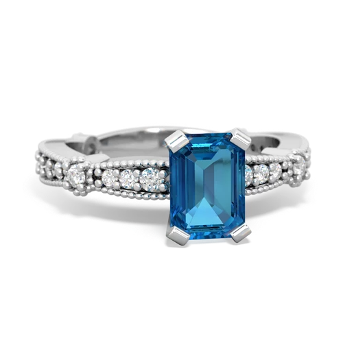 london topaz engagement ring