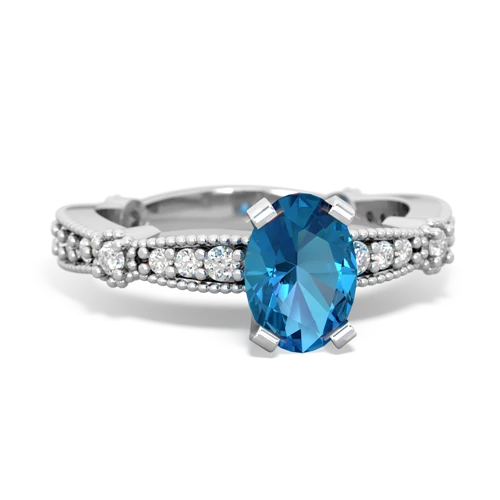 london topaz engagement ring