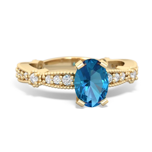 london topaz engagement ring