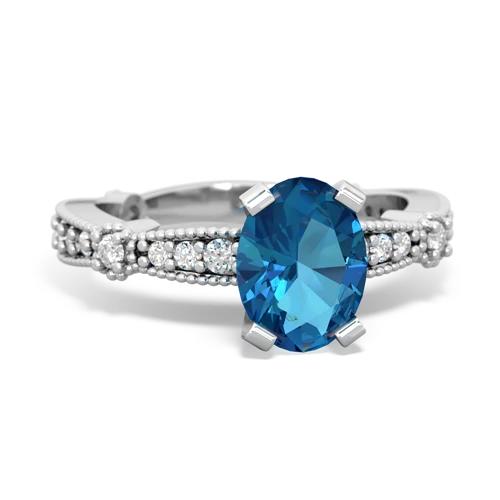 london topaz engagement ring