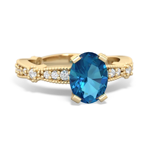 london topaz engagement ring