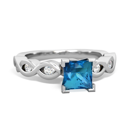 london topaz engagement ring