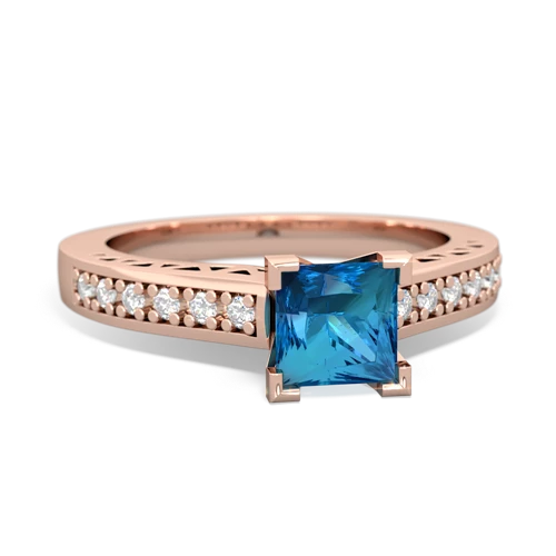 london topaz engagement ring