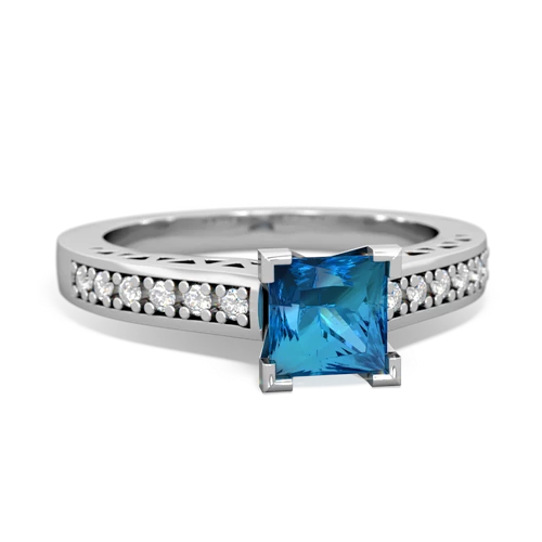 london topaz engagement ring