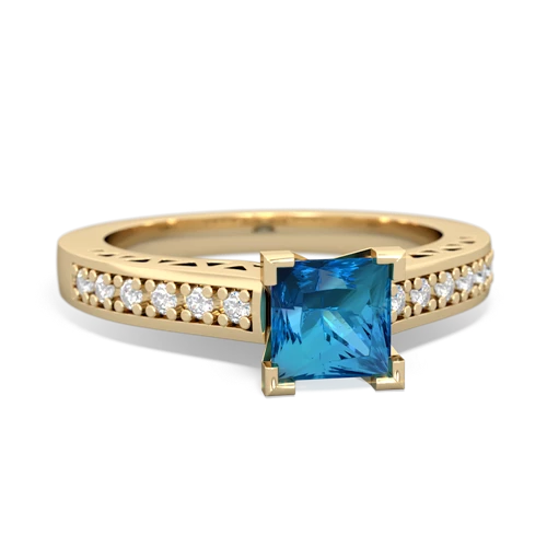 london topaz engagement ring