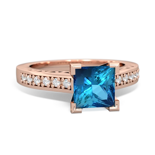 london topaz engagement ring