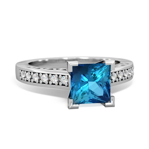 london topaz engagement ring