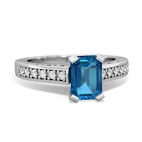 london topaz engagement ring