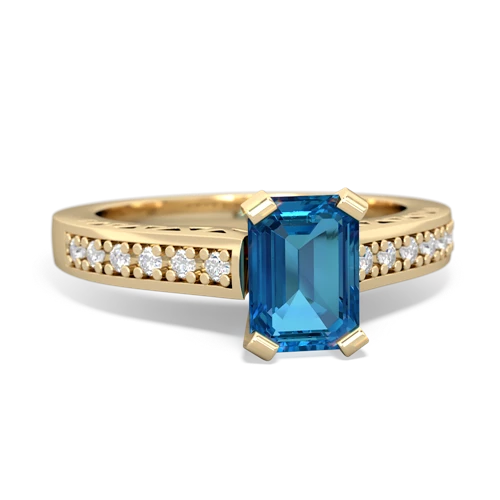 london topaz engagement ring