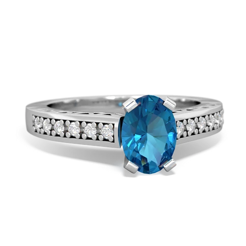 london topaz engagement ring