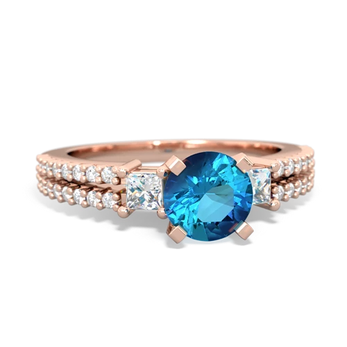 london topaz engagement ring