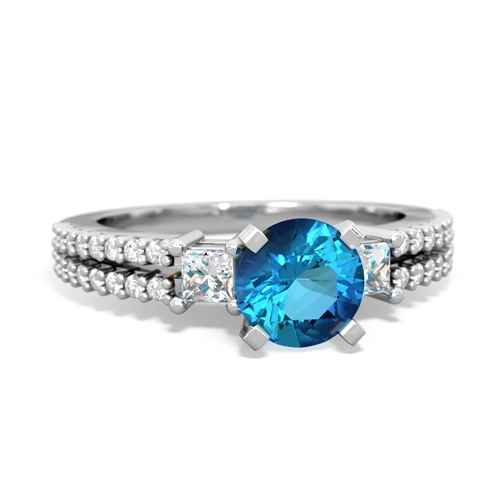 london topaz engagement ring