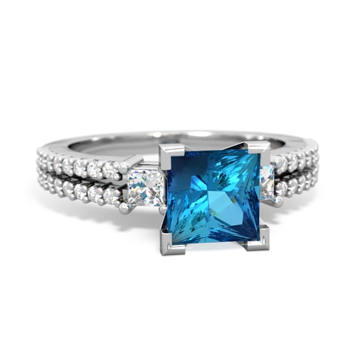 london topaz engagement ring