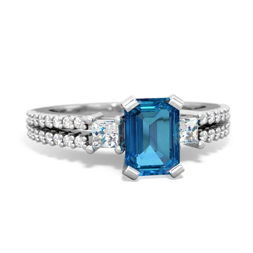 london topaz engagement ring