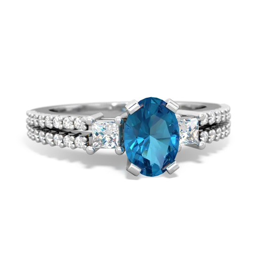 london topaz engagement ring