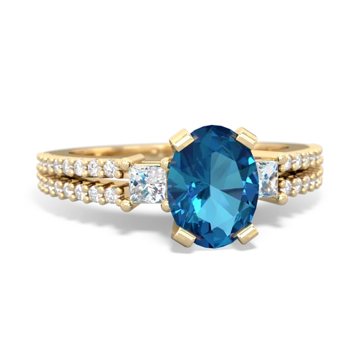 london topaz engagement ring