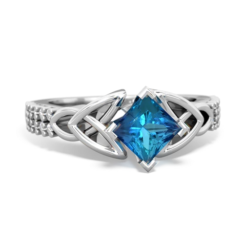 london topaz engagement ring