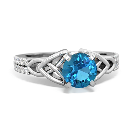 london topaz engagement ring