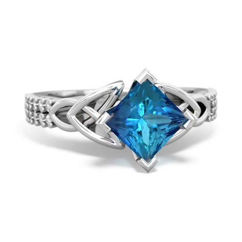 london topaz engagement ring