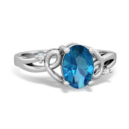 london topaz filligree ring