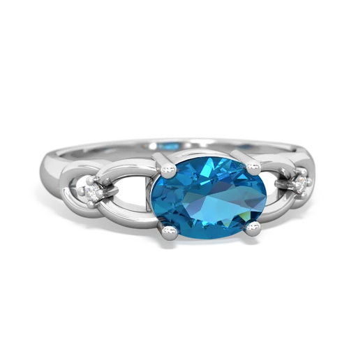 london topaz filligree ring