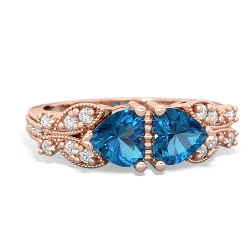 london topaz keepsake butterfly ring