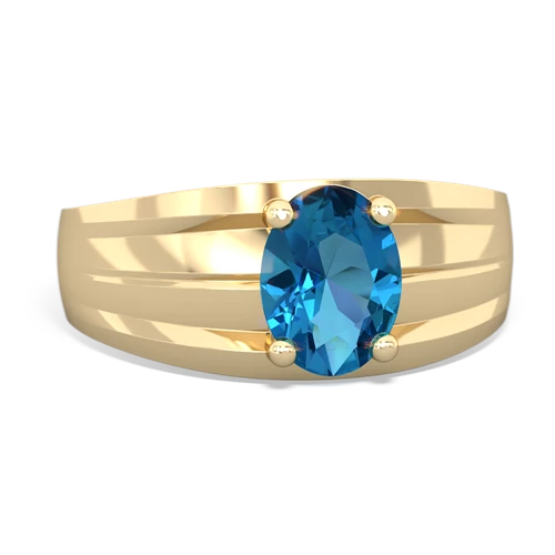 london topaz mens ring