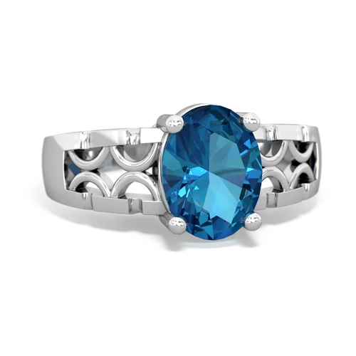 london topaz modern ring