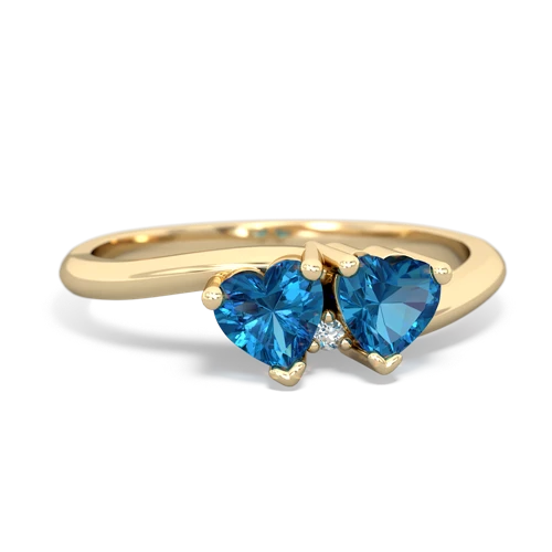 london topaz sweethearts promise ring