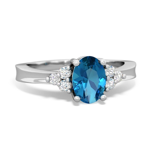 London Topaz Simply Elegant Genuine London Blue Topaz ring Ring