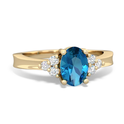 London Topaz Simply Elegant Genuine London Blue Topaz ring Ring