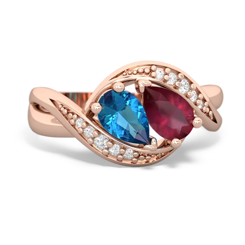 london topaz-ruby keepsake curls ring