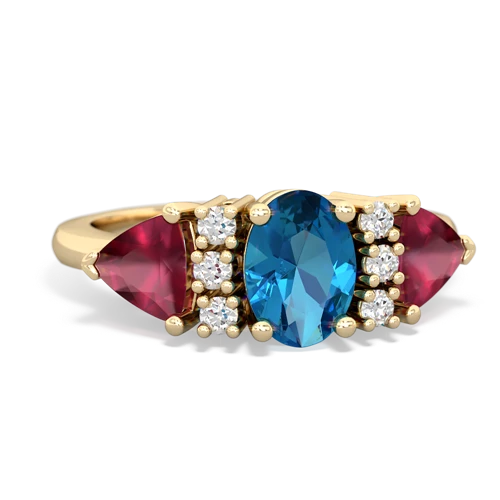 london topaz-ruby timeless ring