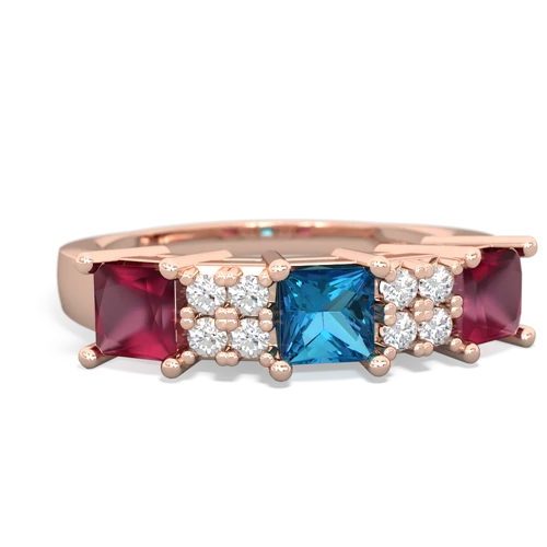 london topaz-ruby timeless ring