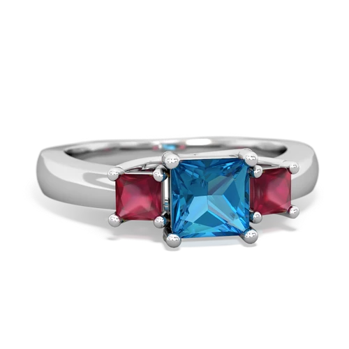 london topaz-ruby timeless ring